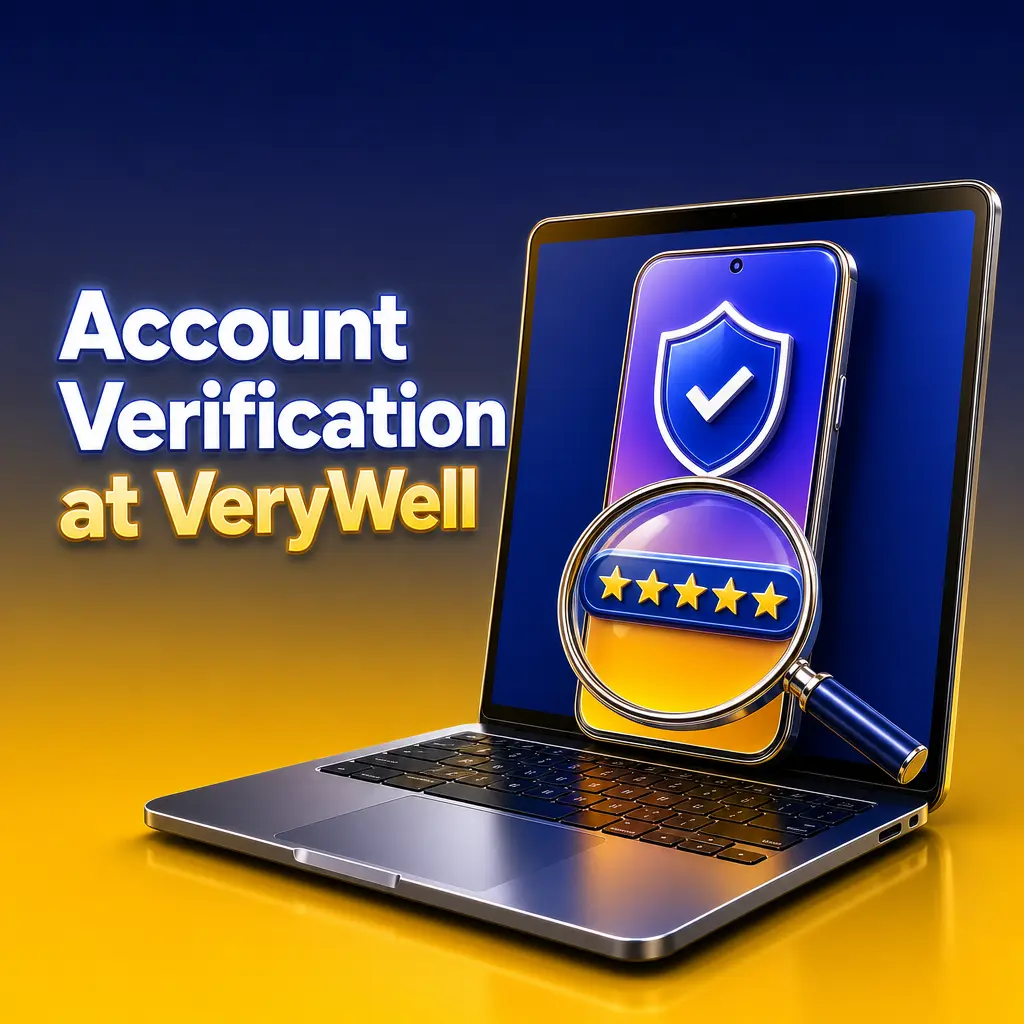 Account verification process at VeryWell showing ID and proof of address requirements for Curaçao-licensed withdrawal approval