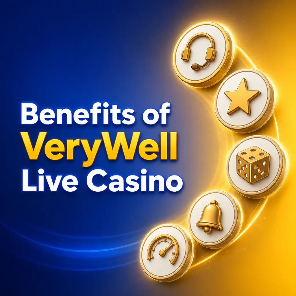 Live dealer at a VeryWell Casino table, showing casino games streamed with real dealers and chat feature.