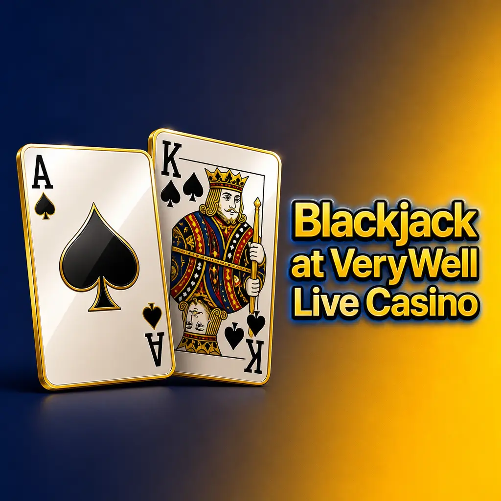 Live Blackjack tables at VeryWell Casino, including Speed, Infinite, VIP and Free Bet Blackjack variants.