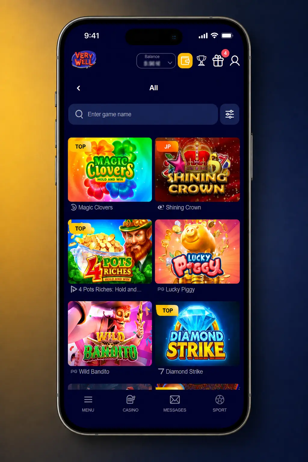 Step-by-step guide to logging in, finding, and spinning your first slot game on VeryWell Slots.