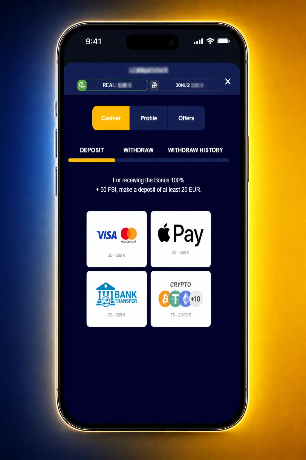 Step-by-step guide to registering, verifying, depositing and claiming a bonus to start playing live casino at VeryWell.