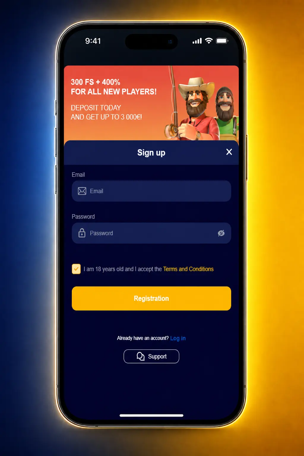 Step-by-step guide to registering, verifying, depositing and claiming a bonus to play live casino at VeryWell.