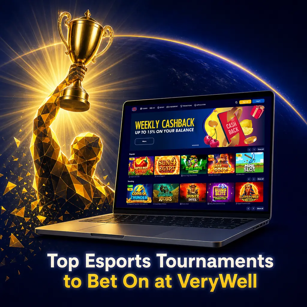 Top esports tournaments for betting at VeryWell, covering CS2, Dota 2, LoL, Valorant, MLBB, Overwatch 2, and Rainbow Six Siege events.