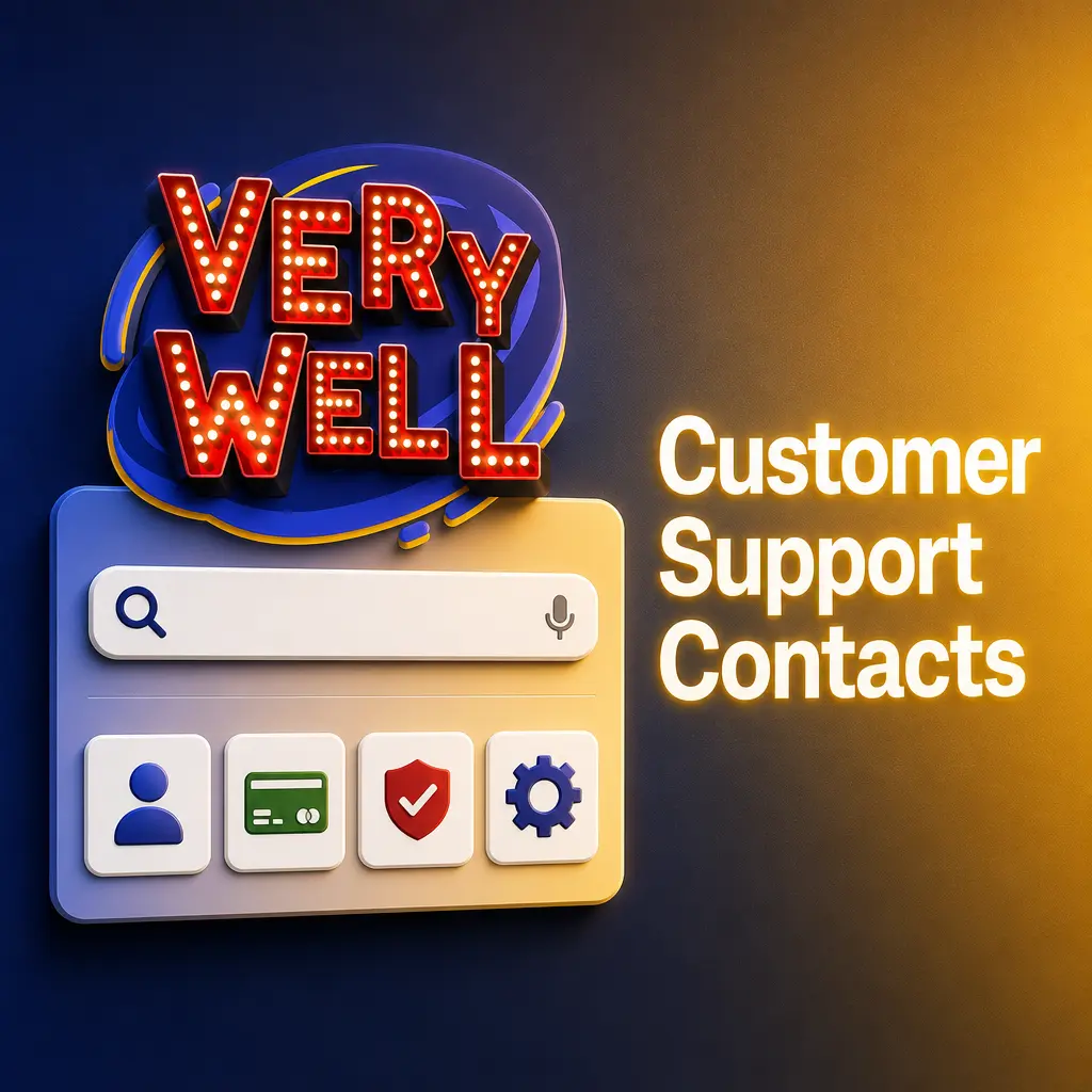 VeryWell customer support contacts for UK players: 24/7 live chat, email support, and help centre resources