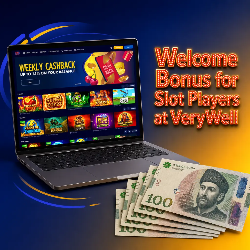 VeryWell welcome bonus: 400% up to GBP 2,600 plus 300 free spins for new slot players on a GBP 10 deposit.